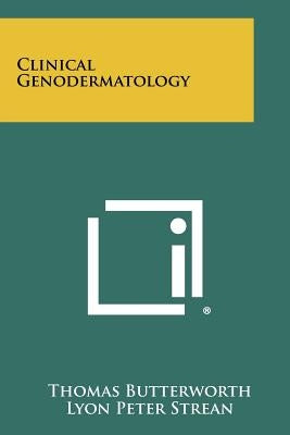 Clinical Genodermatology by Butterworth, Thomas