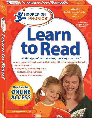 Hooked on Phonics Learn to Read - Level 1, 1: Early Emergent Readers (Pre-K Ages 3-4) by Hooked on Phonics