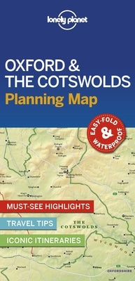 Lonely Planet Oxford & the Cotswolds Planning Map 1 by Lonely Planet