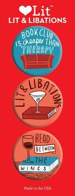 Lit & Libations 3-Button Assortment by 