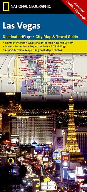 Las Vegas Map by National Geographic Maps