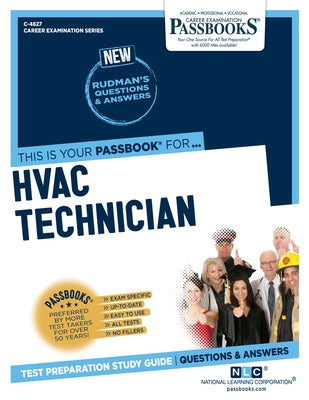 HVAC Technician (C-4827): Passbooks Study Guide by Corporation, National Learning