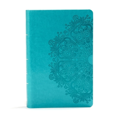 KJV Large Print Personal Size Reference Bible, Teal Leathertouch by Holman Bible Staff