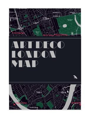 Art Deco London Map by Billings, Henrietta