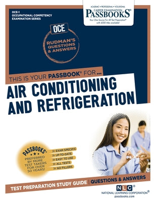 Air Conditioning and Refrigeration (Oce-1): Passbooks Study Guidevolume 1 by National Learning Corporation