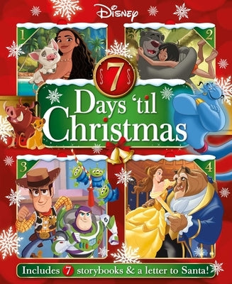 Disney 7 Days 'Til Christmas: With 7 Storybooks & Letter to Santa by Igloobooks