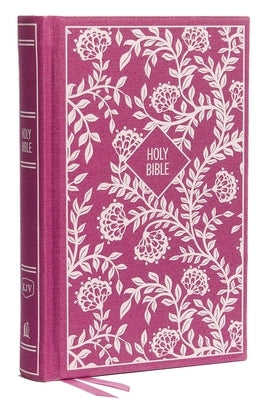 KJV, Thinline Bible, Compact, Cloth Over Board, Purple, Red Letter Edition by Thomas Nelson