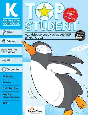Top Student, Kindergarten Workbook by Evan-Moor Corporation