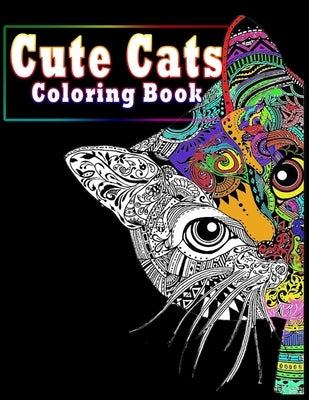 cute cat: coloring book mandala, notebook funny cat lovers gifts For Adults relaxation anti-stress. by Coloring Book, Cute