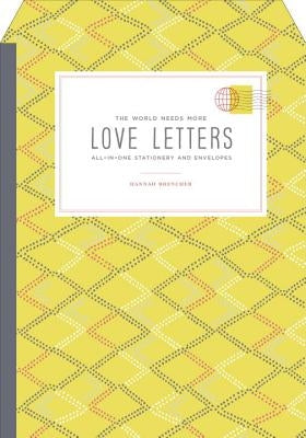 The World Needs More Love Letters All-In-One Stationery and Envelopes by Brencher, Hannah