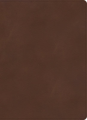 KJV Single-Column Wide-Margin Bible, Brown Leathertouch by Holman Bible Publishers