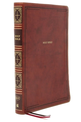 Kjv, Thinline Bible, Giant Print, Leathersoft, Brown, Red Letter Edition, Comfort Print: Holy Bible, King James Version by Thomas Nelson