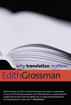 Why Translation Matters by Grossman, Edith