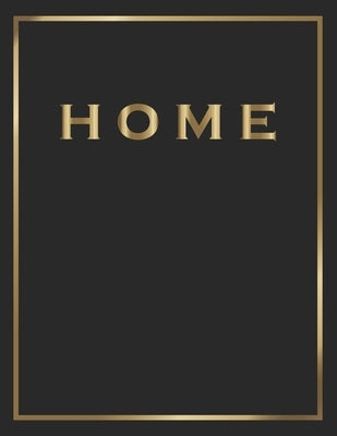 Home: Gold and Black Decorative Book - Perfect for Coffee Tables, End Tables, Bookshelves, Interior Design & Home Staging Ad by Interior Styling, Contemporary