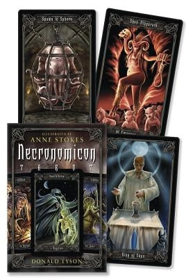 Necronomicon Tarot [With BookWith Tarot CardsWith Black Organdy Bag] by Stokes, Anne