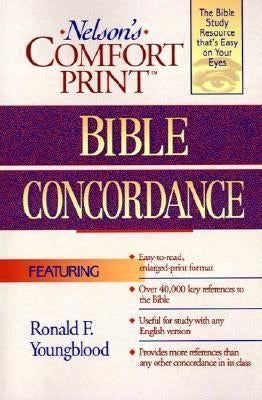 Comfort Print Bible Concordance by Thomas Nelson