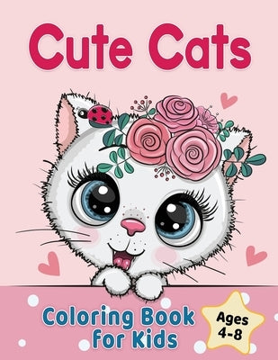 Cute Cats Coloring Book for Kids Ages 4-8: Adorable Cartoon Cats, Kittens & Caticorns by Press, Golden Age