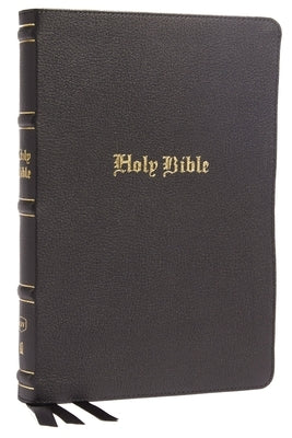 Kjv, Thinline Bible, Large Print, Genuine Leather, Black, Red Letter, Thumb Indexed, Comfort Print: Holy Bible, King James Version by Thomas Nelson