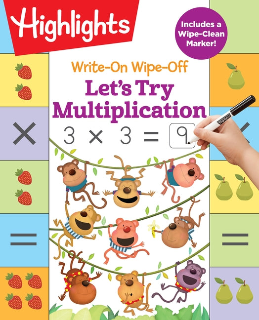 Write-On Wipe-Off Let's Try Multiplication by Highlights Learning