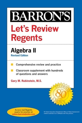 Let's Review Regents: Algebra II Revised Edition by Rubenstein, Gary M.