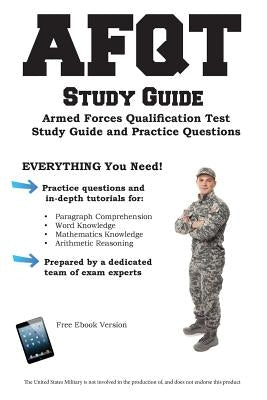 AFQT Study Guide: Armed Forces Qualification Test Study Guide and Practice Questions by Complete Test Preparation Inc