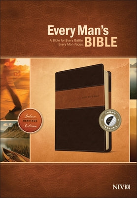 Every Man's Bible NIV, Deluxe Heritage Edition, Tutone by Tyndale