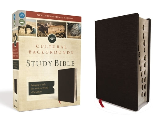 NIV, Cultural Backgrounds Study Bible, Indexed, Bonded Leather: Bringing to Life the Ancient World of Scripture by Keener, Craig S.