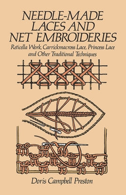 Needle-Made Laces and Net Embroideries: Reticella Work, Carrickmacross Lace, Princess Lace and Other Traditional Techniques by Preston, Doris Campbell