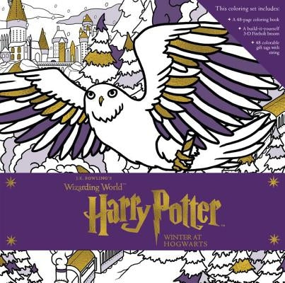 Harry Potter: Winter at Hogwarts: A Magical Coloring Set by Insight Editions