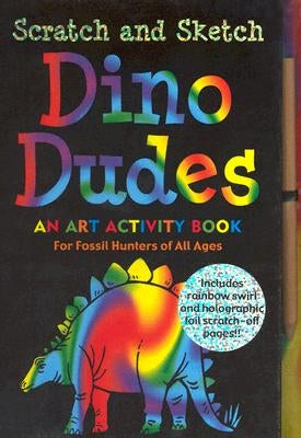 Scratch & Sketch Dino Dudes (Trace-Along) [With Wooden Stylus for Drawing] by Peter Pauper Press, Inc