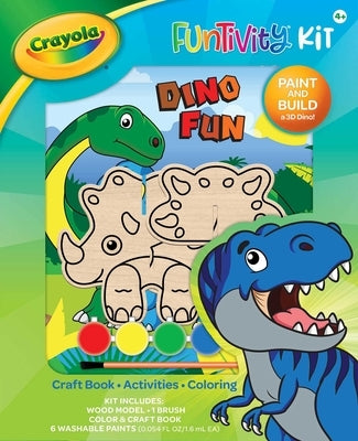 Crayola Funtivity Kit: Dino Fun: Dinosaur 3-D Wooden Toy by Editors of Dreamtivity