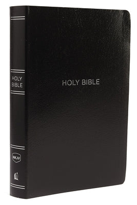 NKJV, Reference Bible, Center-Column Giant Print, Leather-Look, Black, Indexed, Red Letter Edition, Comfort Print by Thomas Nelson