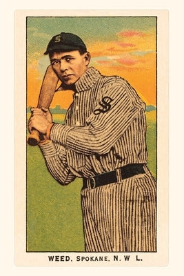 Vintage Journal Early Baseball Card, Weed by Found Image Press