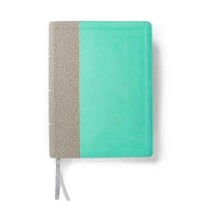 CSB Lifeway Women's Bible, Gray/Mint Leathertouch, Indexed by Lifeway Women