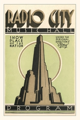 Vintage Journal Radio City Music Hall Program, New York City by Found Image Press