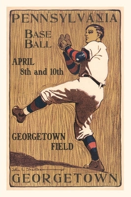 Vintage Journal Georgetown Baseball Poster by Found Image Press