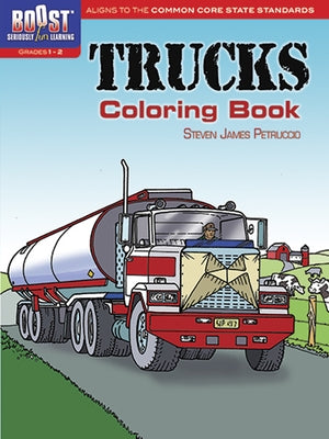 Trucks Coloring Book by Petruccio, Steven James