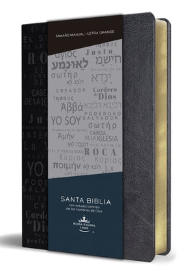 Biblia Rvr60 Letra Grande Tamaño Manual, Simil Piel Negro Con Nombres de Dios / Spanish Bible Rvr60 Handy Size Large Print Leathersoft Black with Name by Reina Valera Revisada 1960