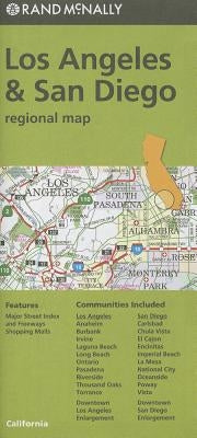 Rand McNally Los Angeles & San Diego, California Regional Map by Rand McNally