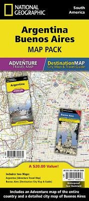 Argentina, Buenos Aires [Map Pack Bundle] by National Geographic Maps