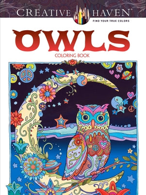 Creative Haven Owls Coloring Book by Sarnat, Marjorie