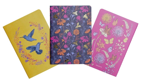 Pollinators Sewn Notebook Collection (Set of 3) by Insights