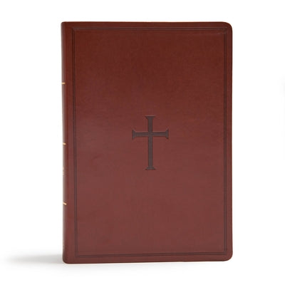 CSB Super Giant Print Reference Bible, Brown Leathertouch, Indexed by Csb Bibles by Holman