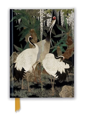 Ashmolean: Cranes, Cycads and Wisteria by Nishimura So-Zaemon XII (Foiled Journal) by Flame Tree Studio
