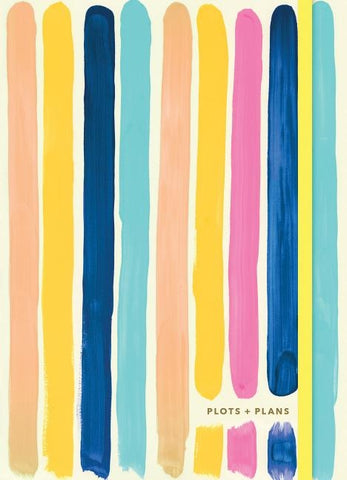 Plots & Plans: Bright Stripes: (Organizational Planner and Notebook, Weekly Productivity Journal) by Chronicle Books