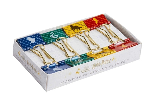 Harry Potter: Hogwarts Binder Clips (Set of 8) by Insight Editions