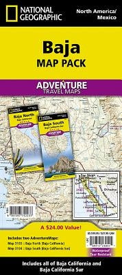 Baja [Map Pack Bundle] by National Geographic Maps