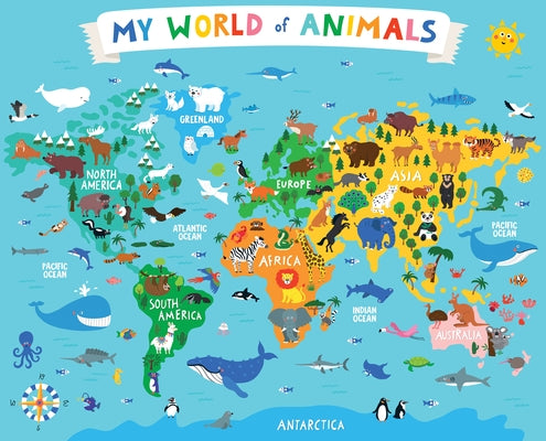 My World of Animals 36-Piece Floor Puzzle by Holtfreter, Nastja