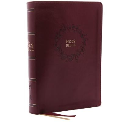 The Kjv, Open Bible, Leathersoft, Burgundy, Red Letter Edition, Comfort Print: Complete Reference System by Thomas Nelson