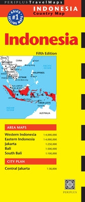 Periplus: Indonesia Country Map by Periplus Editions